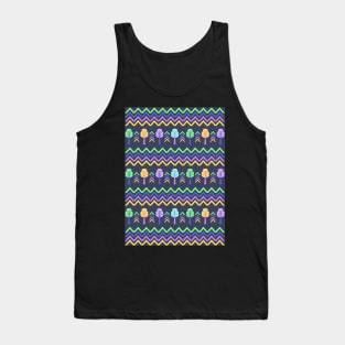 Nice ethnic pattern with trees and chevron Tank Top